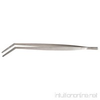 Mercer Culinary Curved Tip Precision Plus Chef Plating Tong  11-3/4 Inch  Stainless - B01LZUFLMB